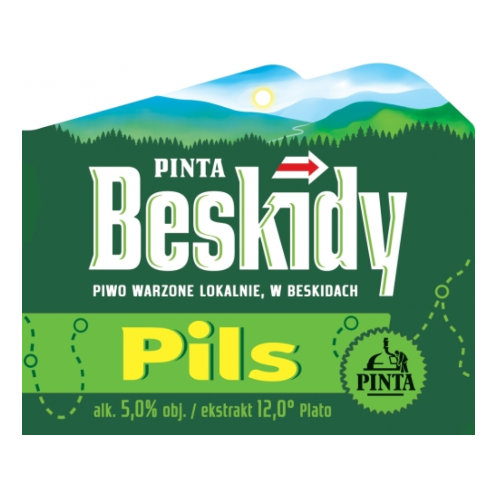 Piwo Pinta Beskidy Pils 12,0° 5% 20 l Keg