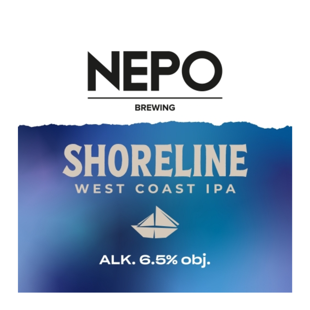 Piwo Nepomucen Shoreline - West Coast IPA 6,5% 30 l keg