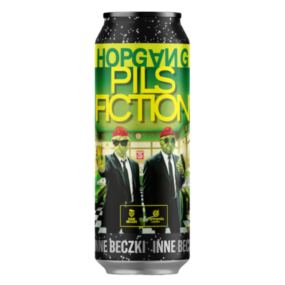 Piwo Inne Beczki Hopgang Pils Fiction 5,8% 500 ml puszka