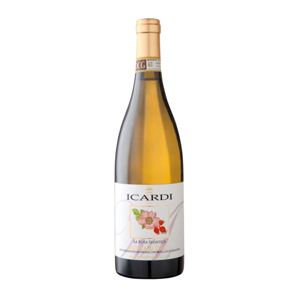 Wino Icardi Moscato d'Asti La Rosa Selvetica 5,5% białe półsłodkie 750 ml