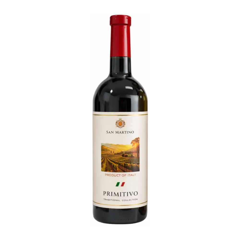 Wino San Martino Primitivo czerwone wytrawne 750 ml