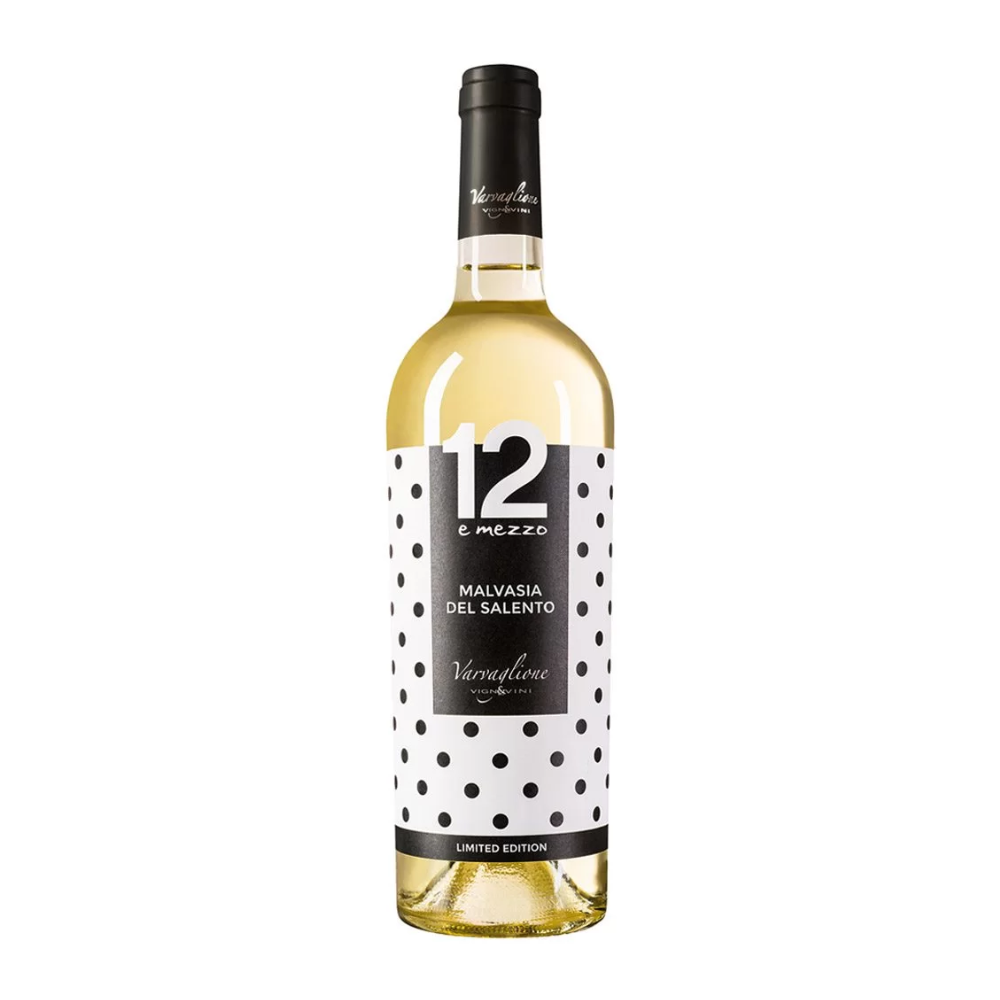 Wino Varvaglione 12 e Mezzo Malvasia del Salento 12,5% białe półwytrawne 750 ml