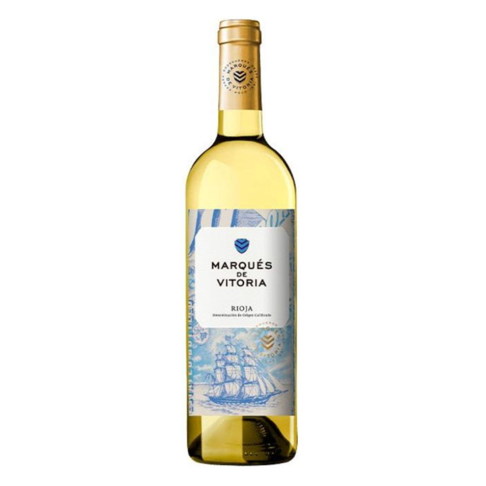 Wino Marques de Vitoria Rioja Blanco 12% białe wytrawne 750 ml