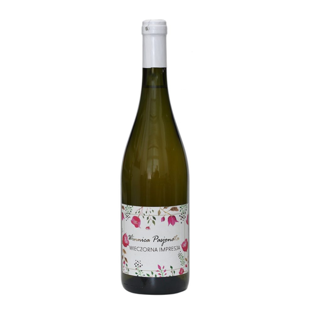 Wino Winnica Pasjonata Wieczorna Impresja 12,5% białe wytrawne 750 ml