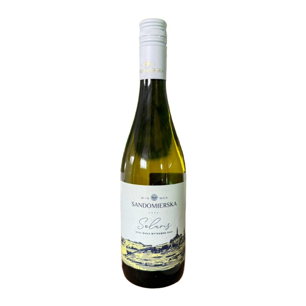 Wino Winnica Sandomierska Sandomirius Solaris 12,5% białe wytrawne 750ml