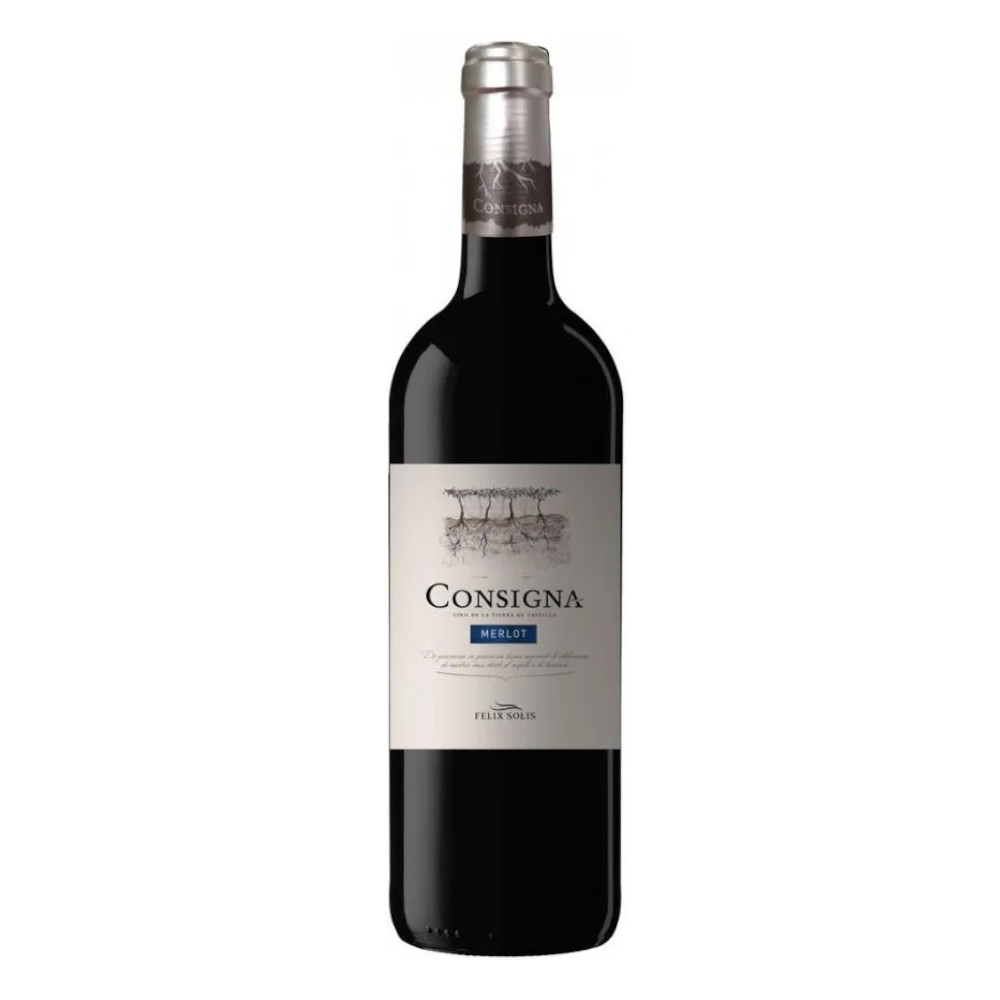 Wino Consigna Merlot La Mancha 13% czerwone wytrawne 750 ml