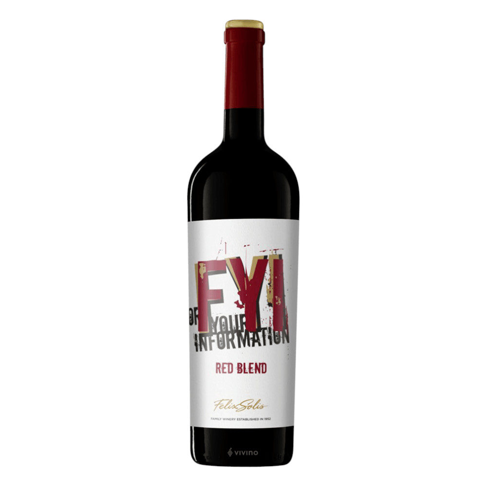 Wino FYI Red Blend 13,5% czerwone wytrawne 750 ml