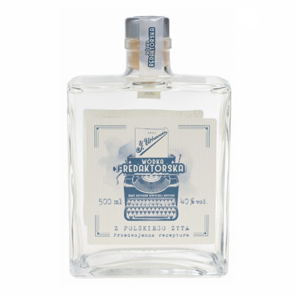 Wódka J.Urbanowicz Redaktorska 40% 500 ml