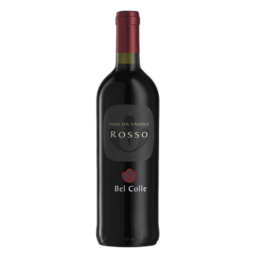 Wino Bel Colle Rosso Medium Dry 11,5% czerwone półwytrawne 750 ml