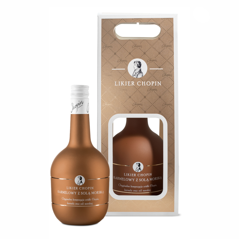 Likier Chopin Karmelowy z solą morską 18% 500 ml kartonik