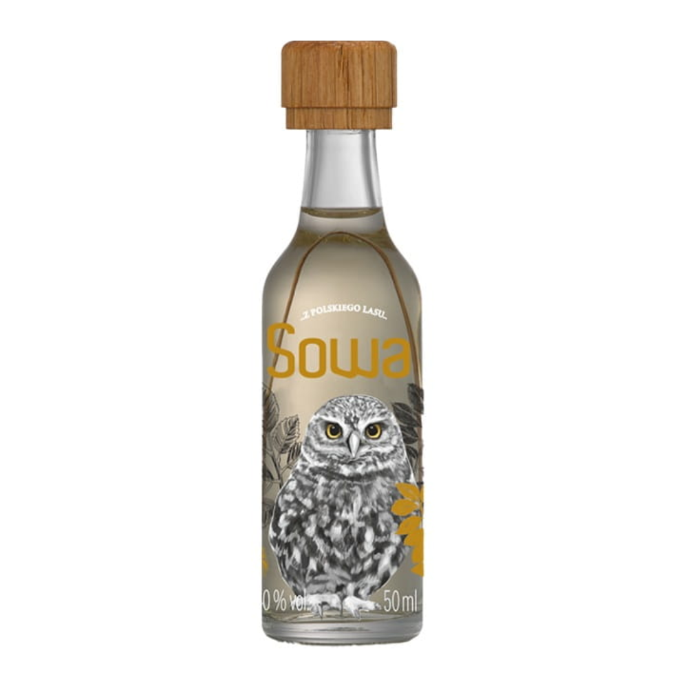Wódka Wódka Dębowa Polska Sowa Golden 40% 50 ml