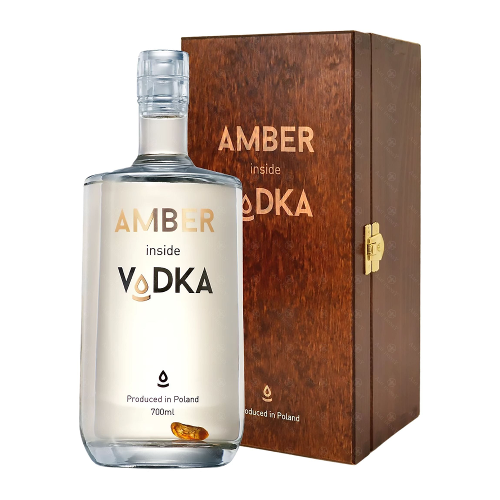 Wódka Amber Inside z Bursztynem 40% 700 ml skrzynka