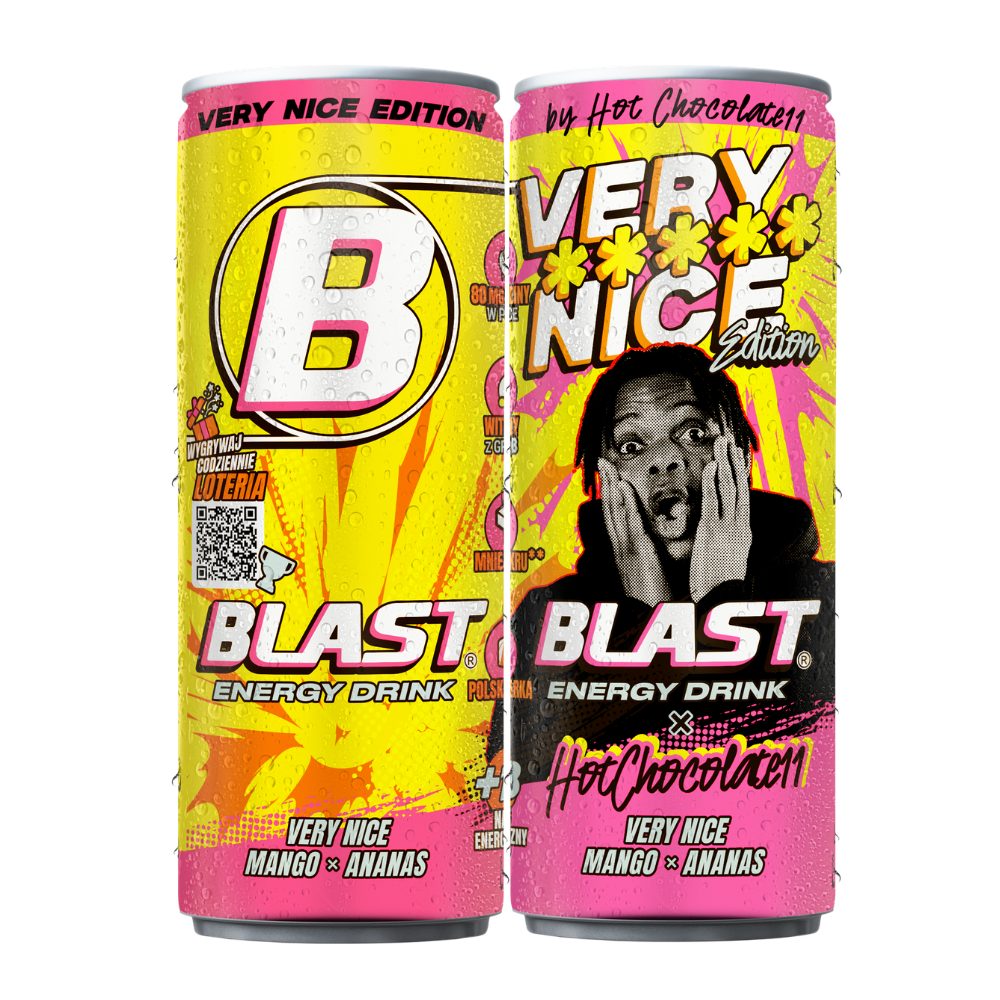 Napój energetyczny Energy Blast  Mango Pineapple (20% soku) 250 ml
