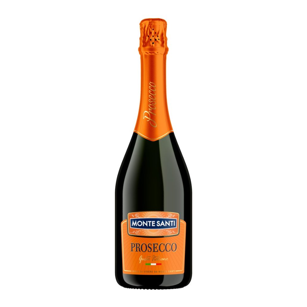 Wino musujące Monte Santi Prosecco Extra Dry 11% białe wytrawne 750 ml