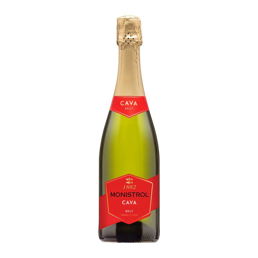 Wino musujące Monistrol Cava Brut 12% białe wytrawne 750 ml