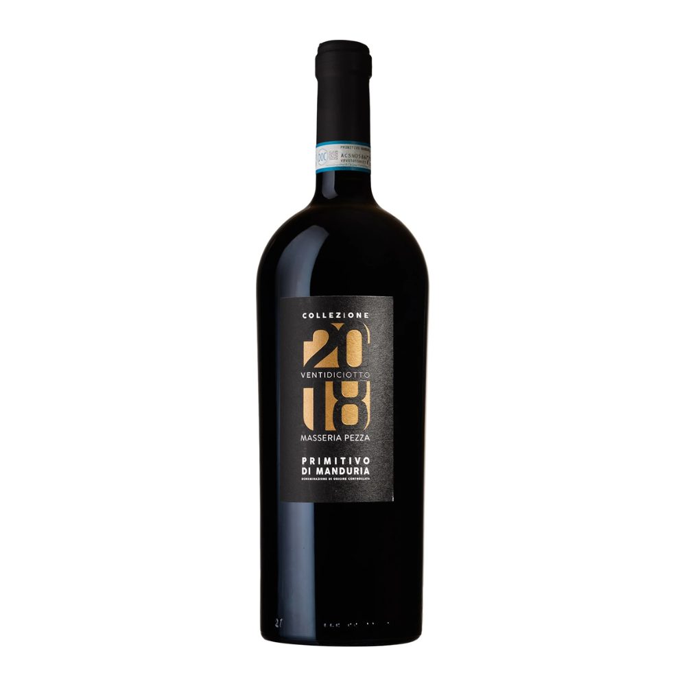 Wino Masseria Pezza Collezione Primitivo di Manduria 2024 14% czerwone wytrawne 1500 ml