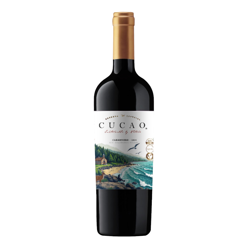 Wino Cucao Reserve Carmenere 13,5%  czerwone wytrawne 750 ml