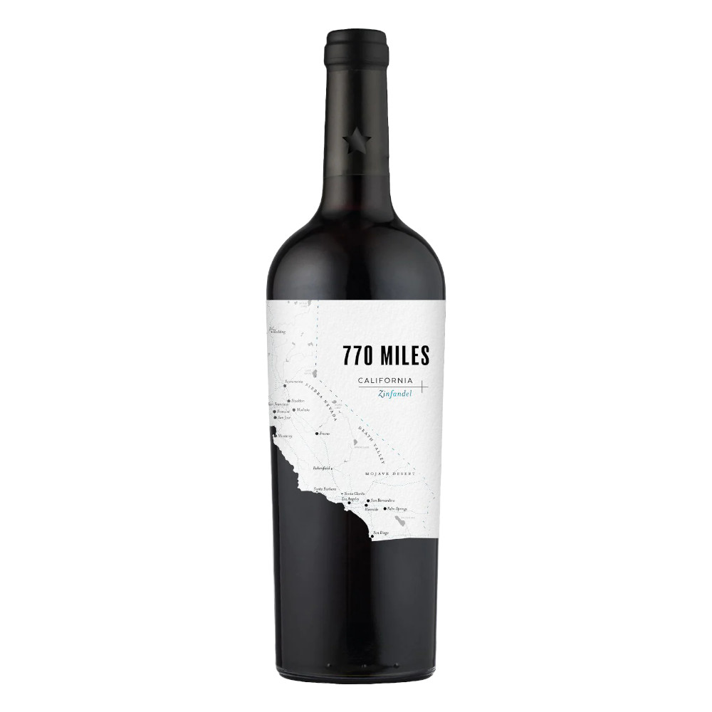 Wino 770 Miles Zinfandel Red 13,5% czerwone wytrawne 750 ml