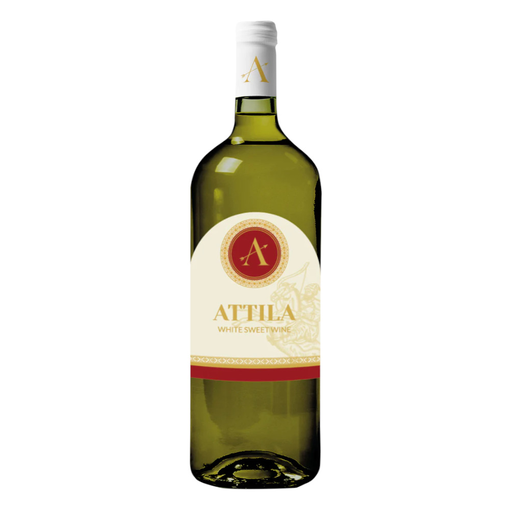 Wino Attila White Cuvee 12% białe słodkie1000 ml