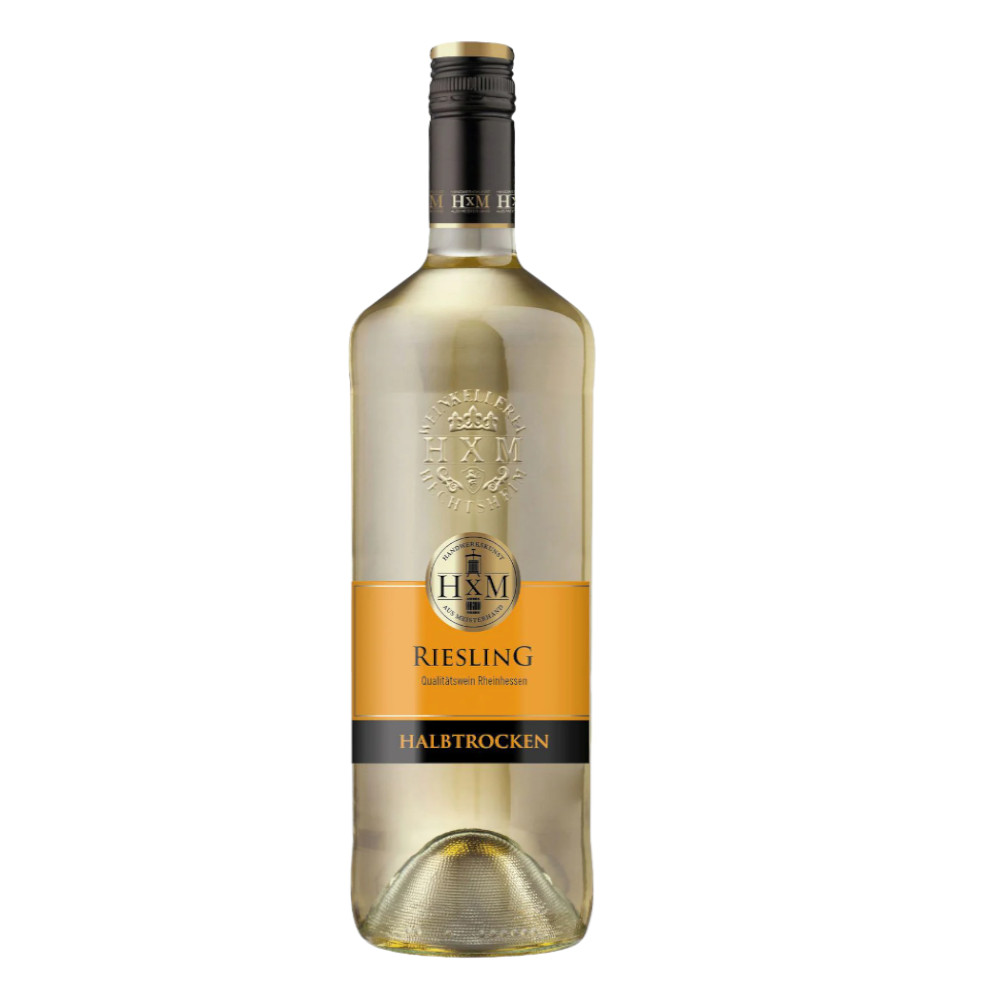Wino HXM Riesling Halbtrocken 10,5% białe półwytrawne 1000 ml
