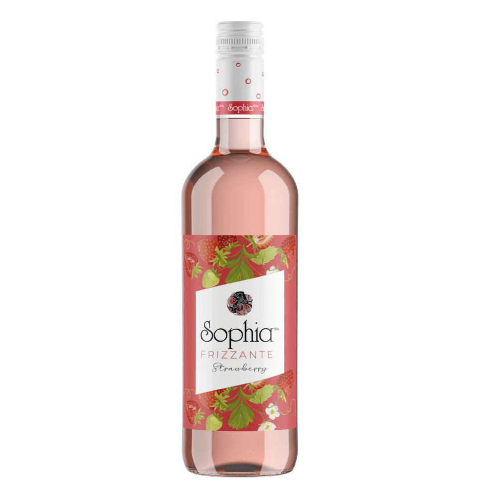 Wino Sophia Frizzante Strawberry 10% różowe słodkie 750 ml