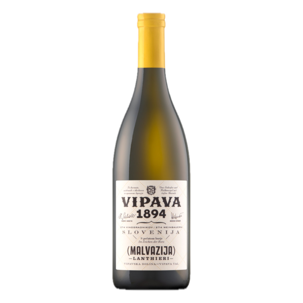 Wino Vipava Lanthieri Malvazija 12,5% białe wytrawne 750 ml