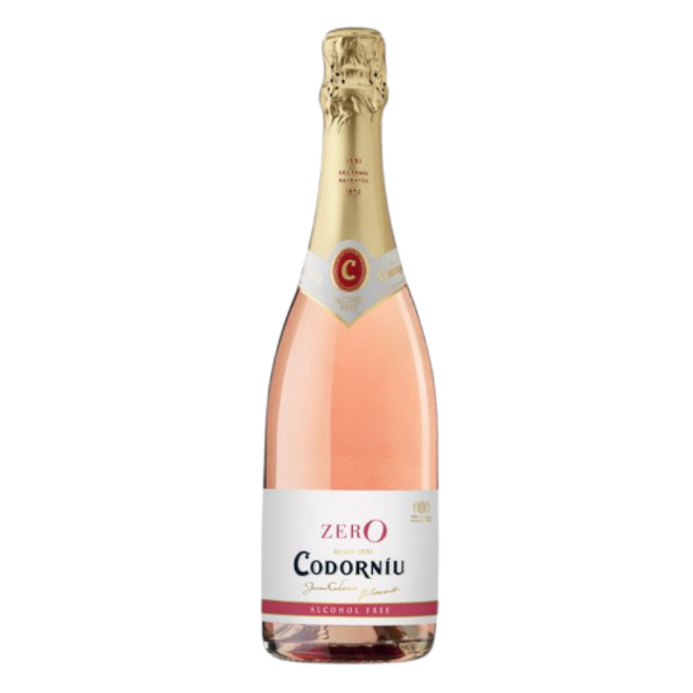 Wino Musujące Codorniu Zero Rose 0% różowe półsłodkie 750 ml