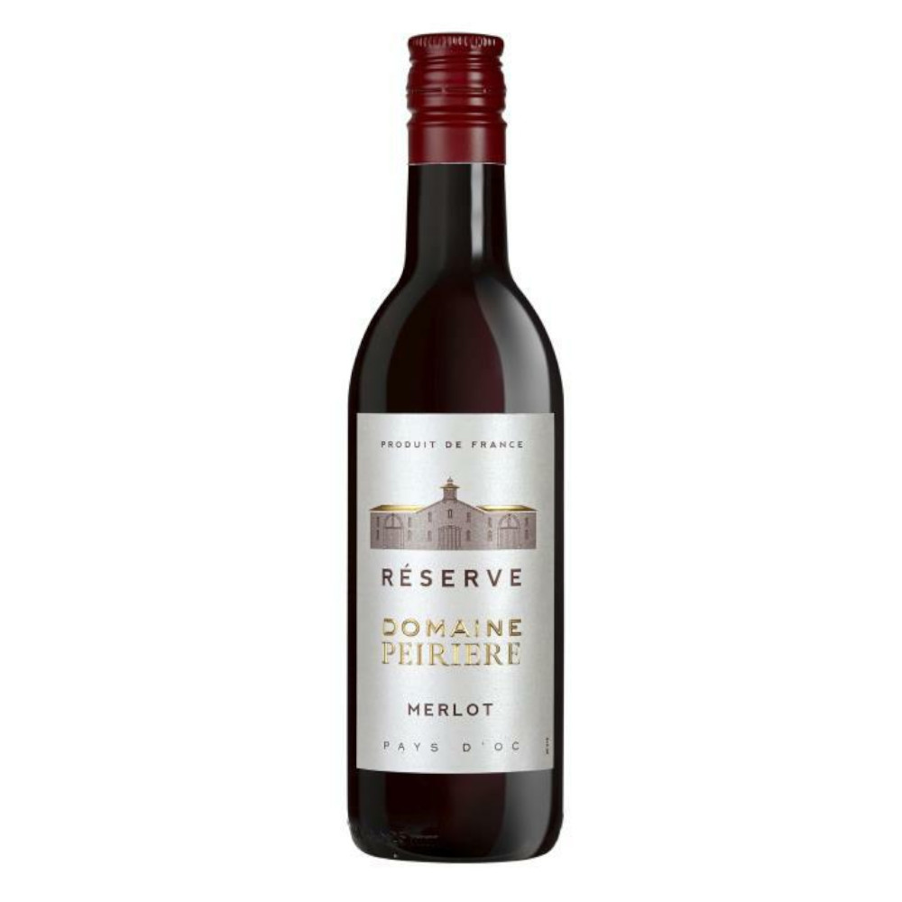 Wino Domaine Peiriere Reserve Merlot 13% czerwone wytrawne 187 ml