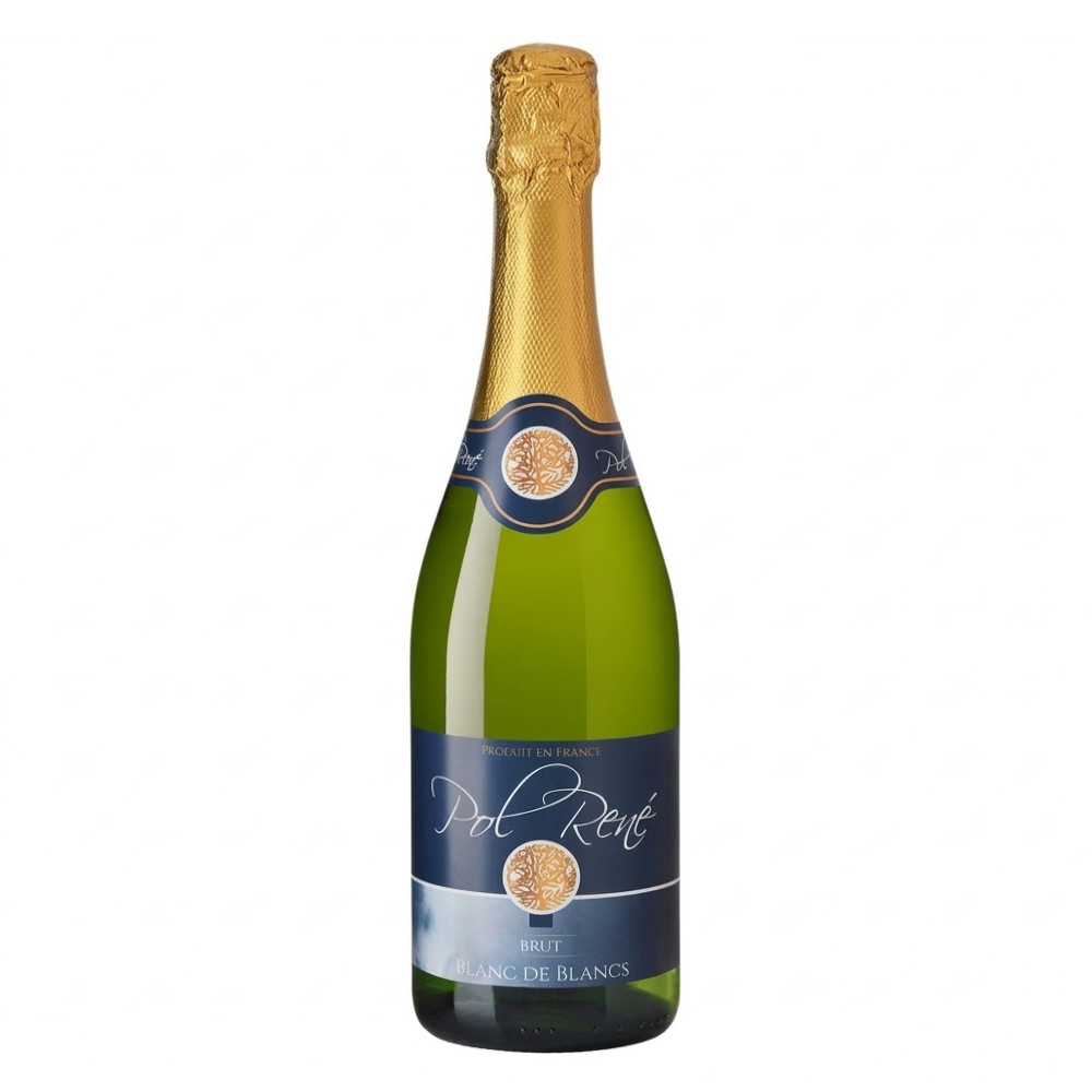 Wino Musujące Pol Rene Sparkling White Brut 11% białe wytrawne 750 ml