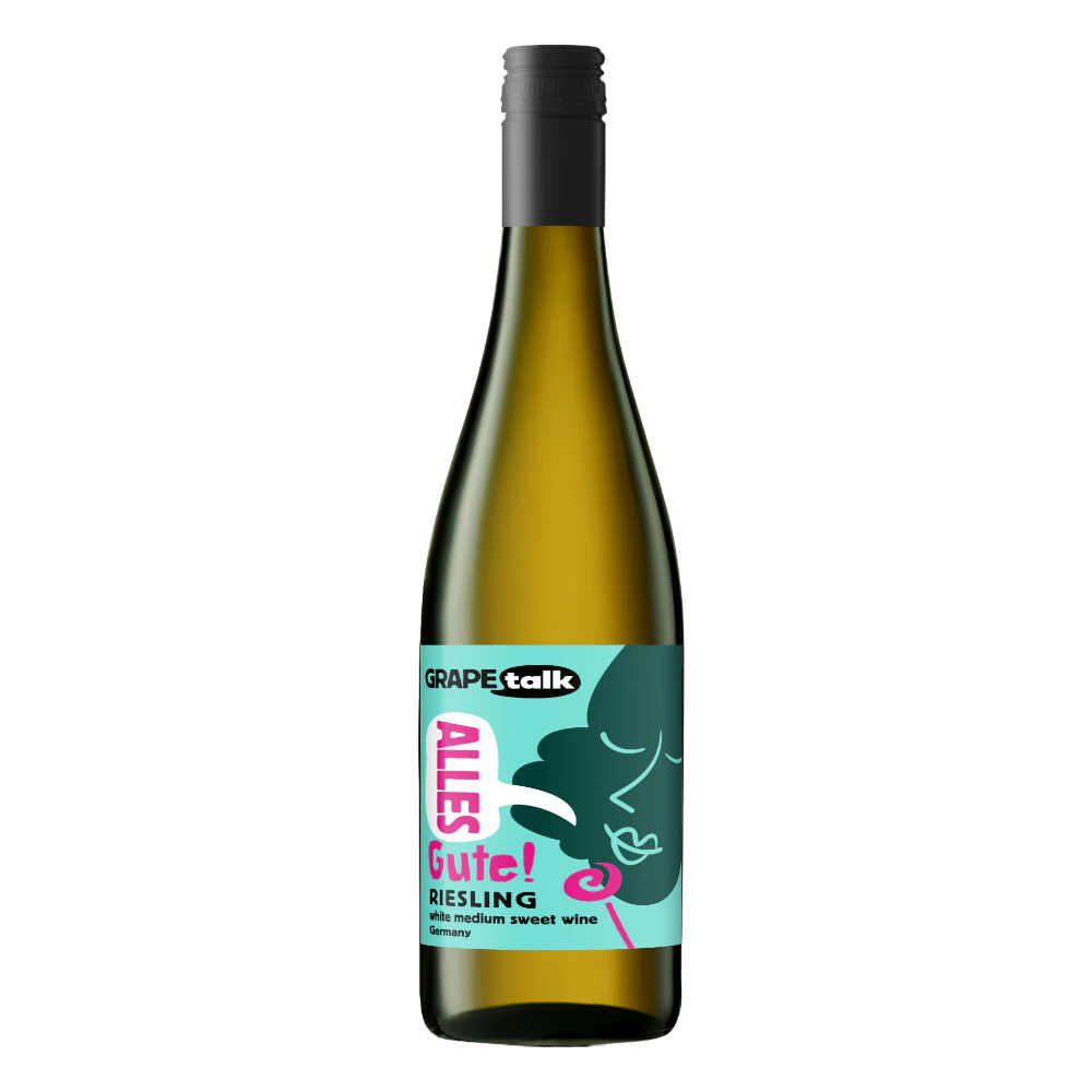 Wino Grape Talk Riesling 9% białe półsłodkie 750 ml