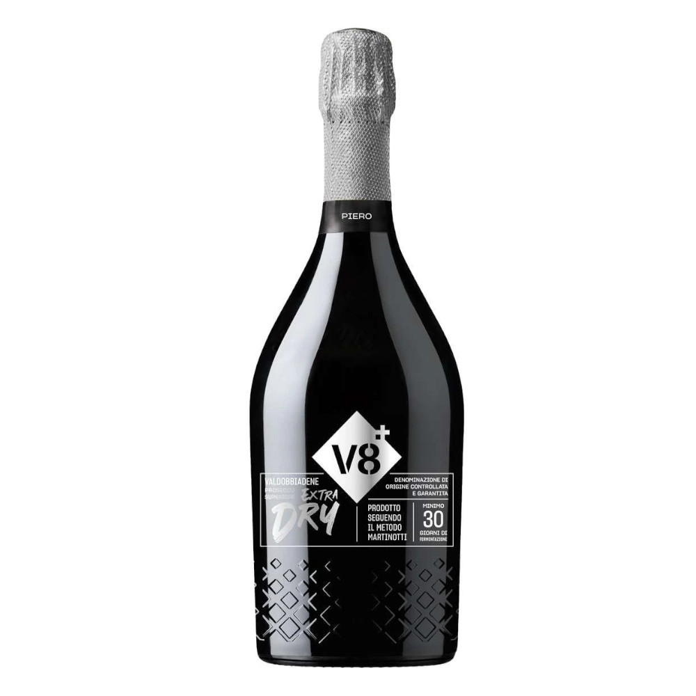 Wino Musujące Prosecco V8+ Extra Dry 12,5% białe półwytrawne 750 ml
