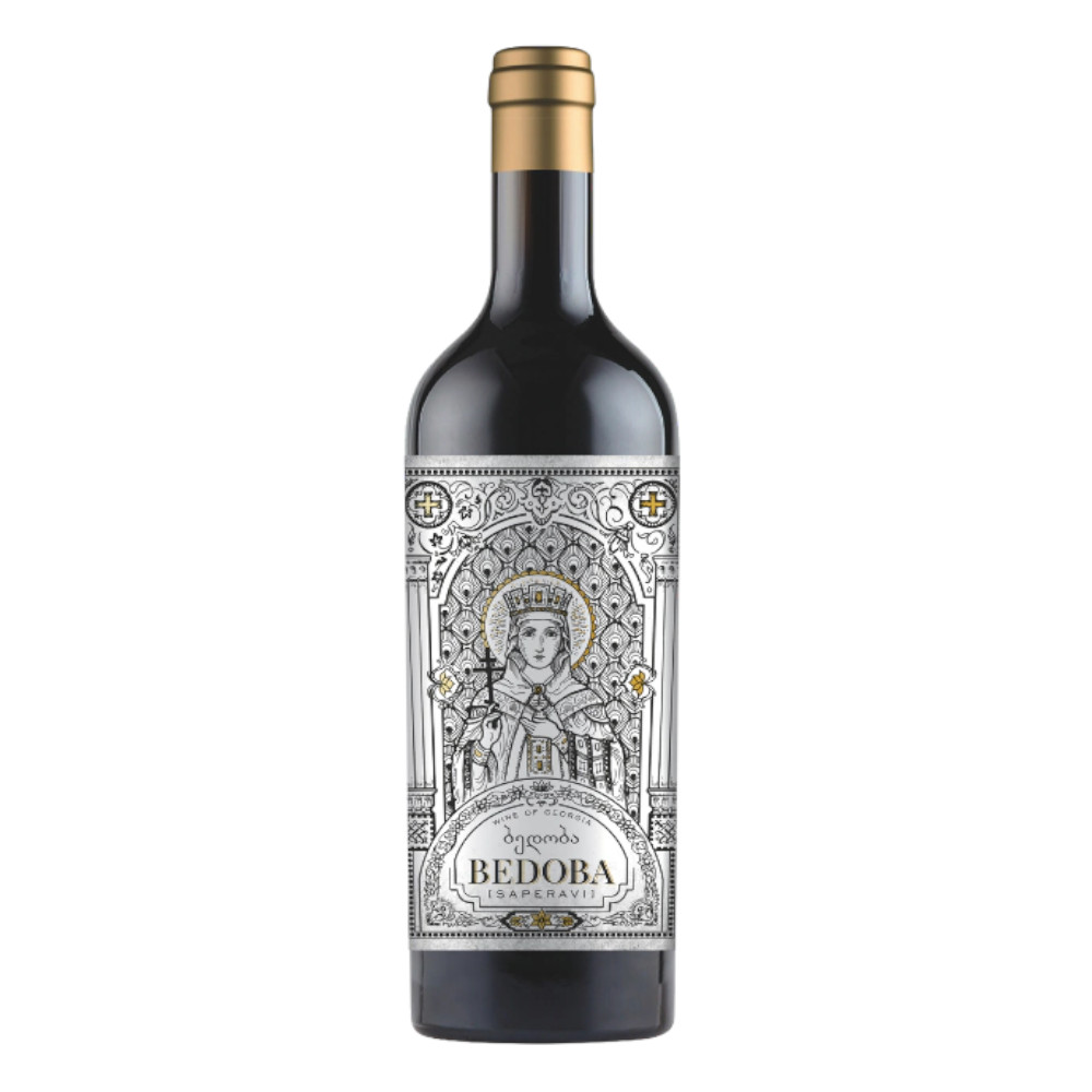 Wino Bedoba Saperavi 13,5% czerwone półwytrawne 750 ml