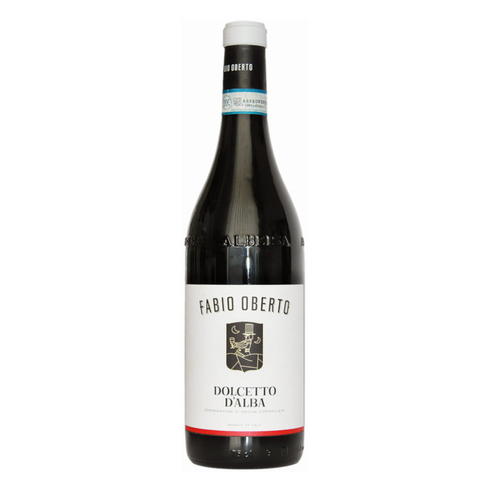 Wino Fabio Oberto Dolcetto d’Alba 13,5% czerwone wytrawne 750 ml