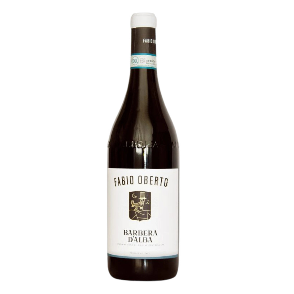 Wino Fabio Oberto Barbera d'Alba 14% czerwone wytrawne 750 ml