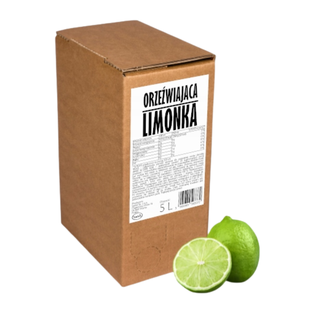 Sok DrinkMe Limonka 100% BIB 5000 ml