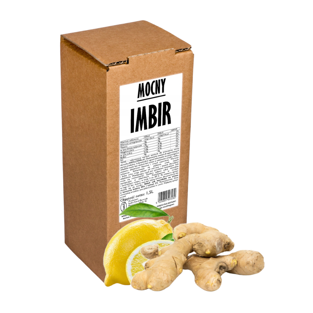 Sok DrinkMe Imbir 100% BIB 1500 ml