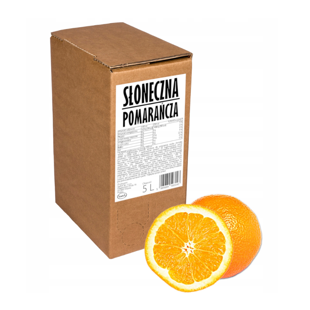 Sok DrinkMe Pomarańcza 100% BIB 5000 ml