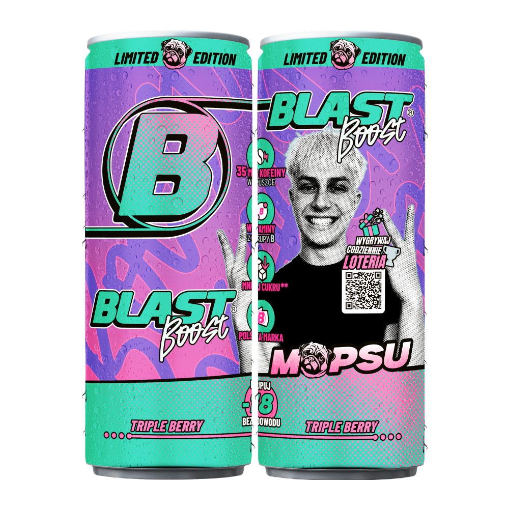 Napój Blast Boost Triple Berry 250 ml