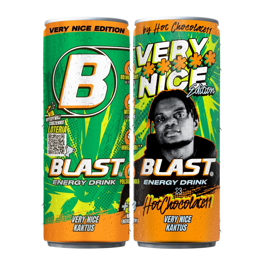 Napój energetyczny Energy Blast Cactus (20% soku) 250 ml