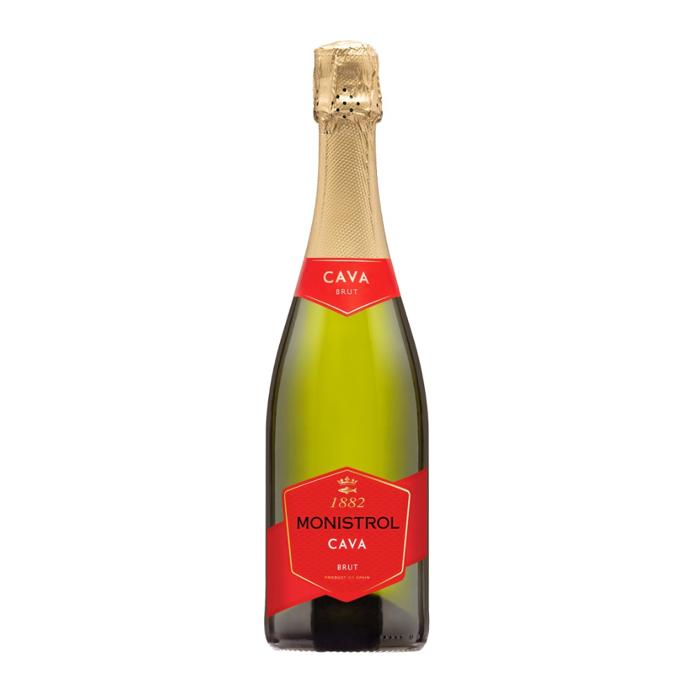 Wino musujące Monistrol Cava Brut 12% białe wytrawne 750 ml