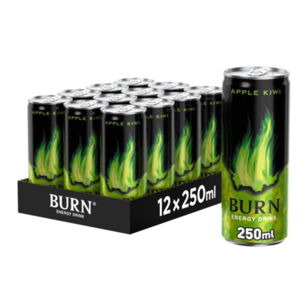 Energetyk Burn Apple Kiwi 250 ml