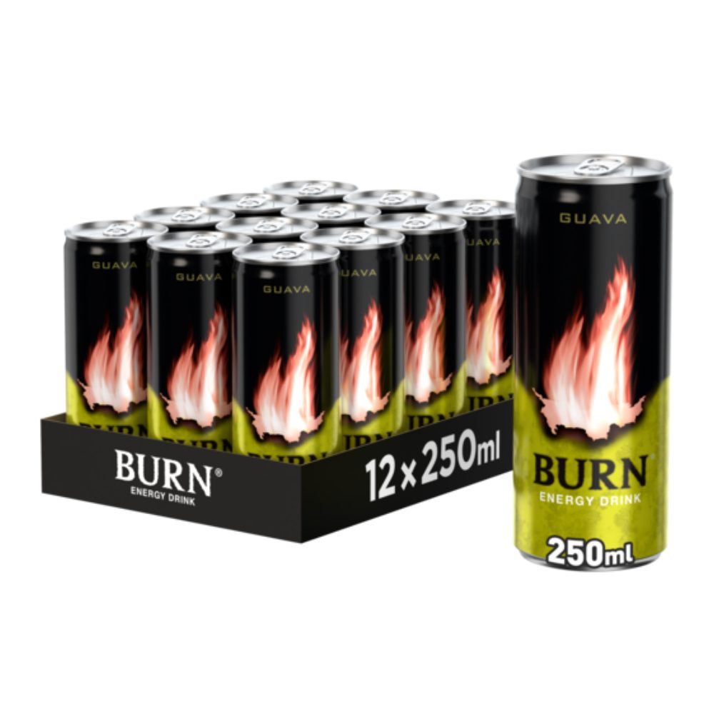 Energetyk Burn Energy Guava 12 x 250 ml puszka DRS