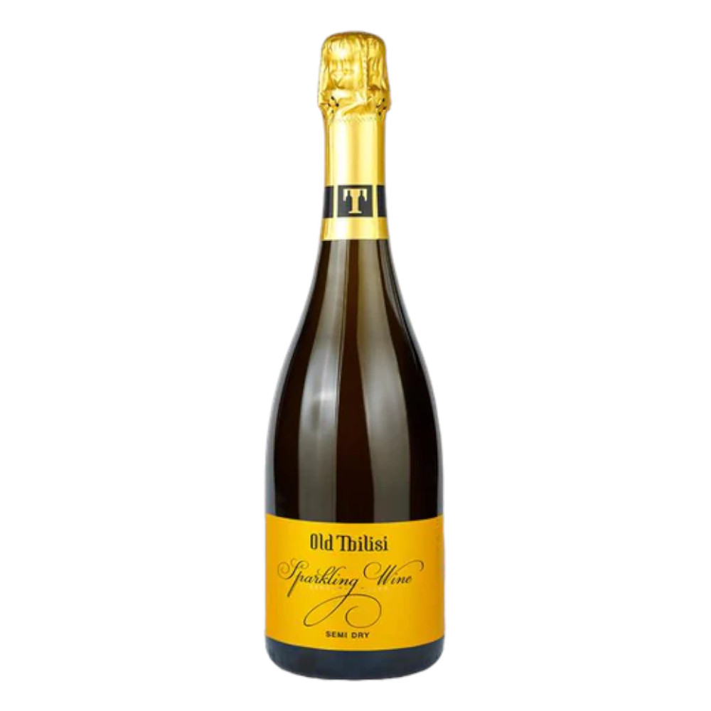 Wino Musujące Old Tbilisi Sparkling 11,5% białe półsłodkie 750 ml