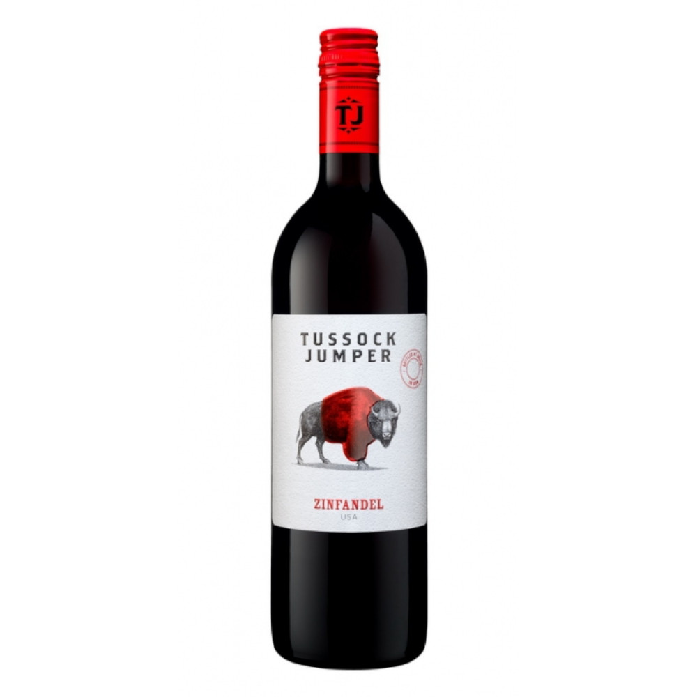 Wino Tussock Jumper Zinfandel 14,5% czerwone wytrawne 750 ml