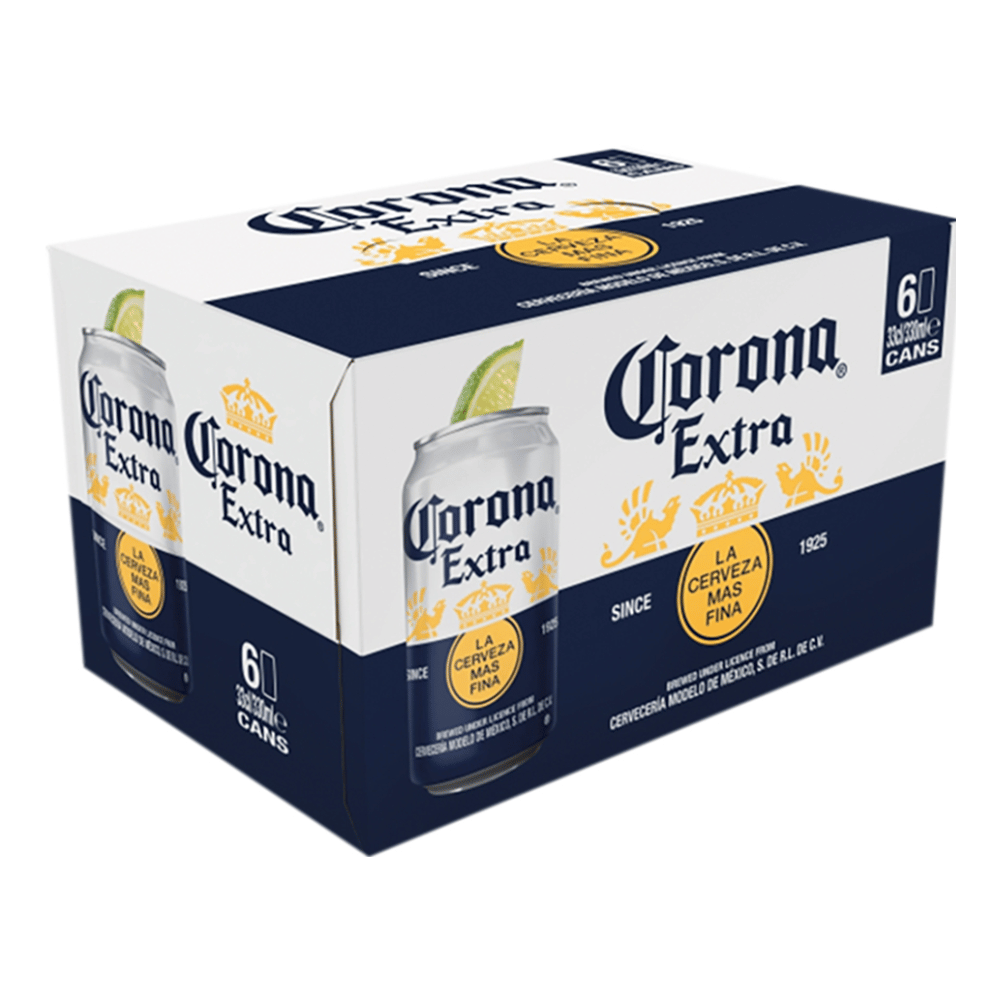 Piwo Corona Extra 4,5% 6 x 330 ml puszka DRS