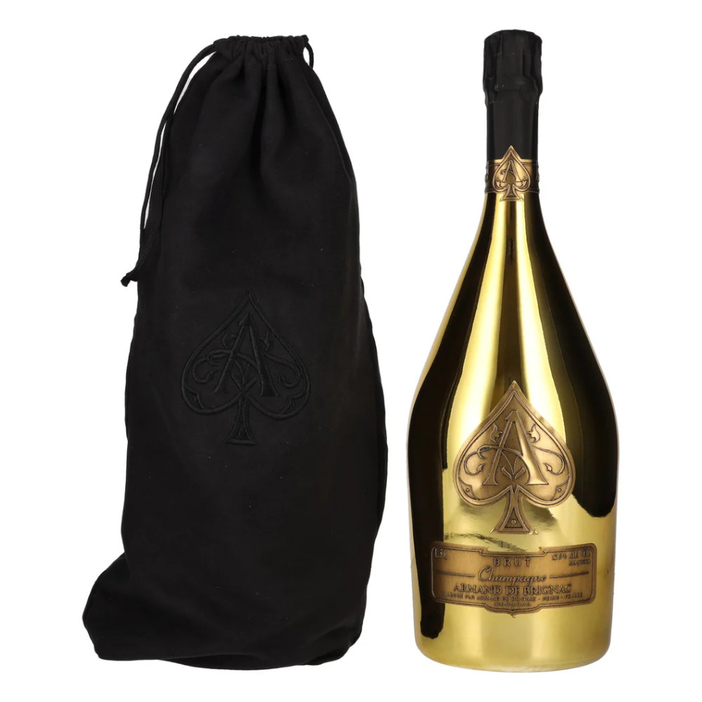 Szampan Armand De Brignac Brut Gold 12,5% biały wytrawny 1500 ml Bag