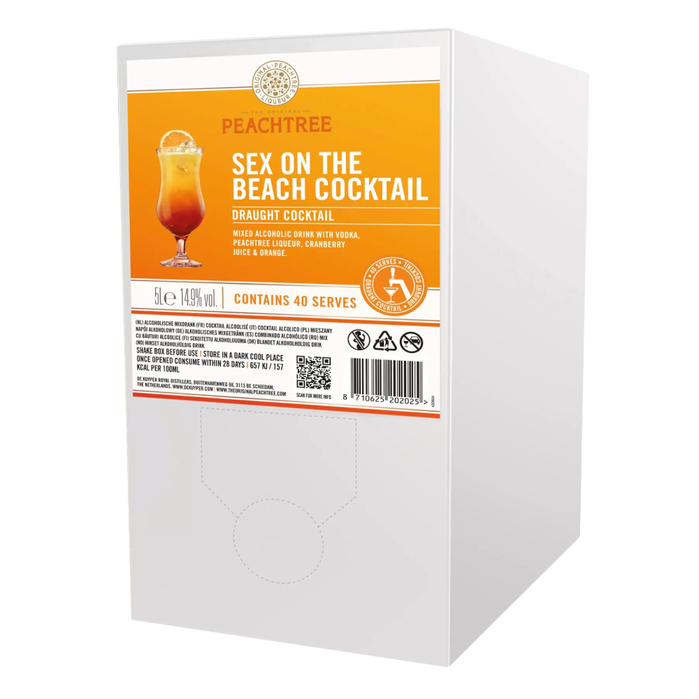 Likier De Kuyper Peachtree Sex on the Beach 14,9% 5000 ml BIB
