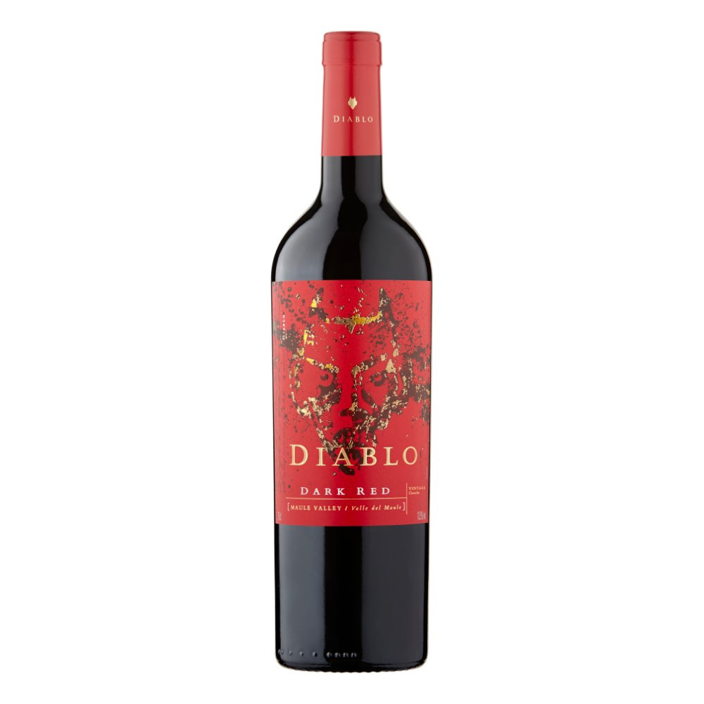 Wino Diablo Dark Red 13,5% czerwone półsłodkie 750 ml