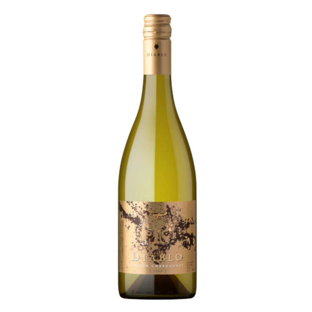 Wino Diablo Golden Chardonnay 13,5% białe półwytrawne 750 ml