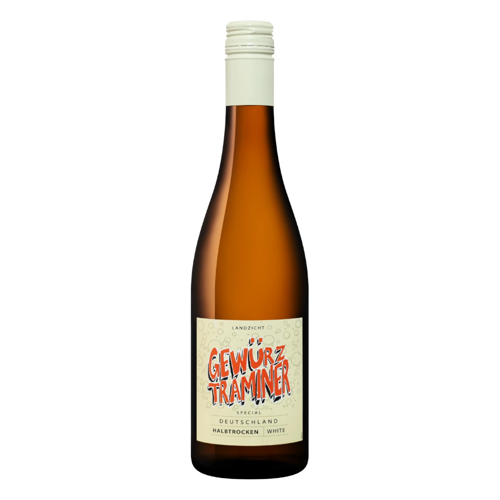 Wino Landzicht Gewurztraminer Halbtrocken Pfalz 11% białe półwytrawne 750 ml